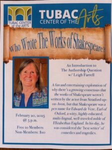 Leigh Farrell, Shakespeare True Author